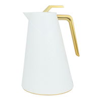 Glory Pro white thermos with golden handle 1 liter product image