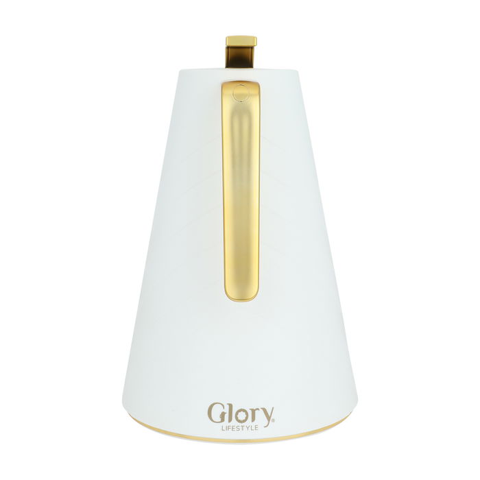 Glory Pro white thermos with golden handle 1 liter image 2