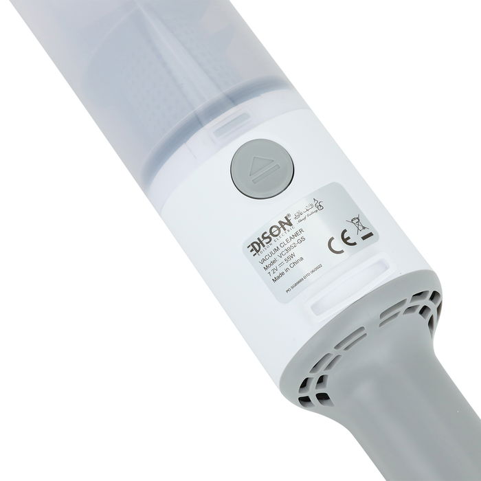 Edison Cordless Hand Vacuum Cleaner 0.4L White 7.2V image 5