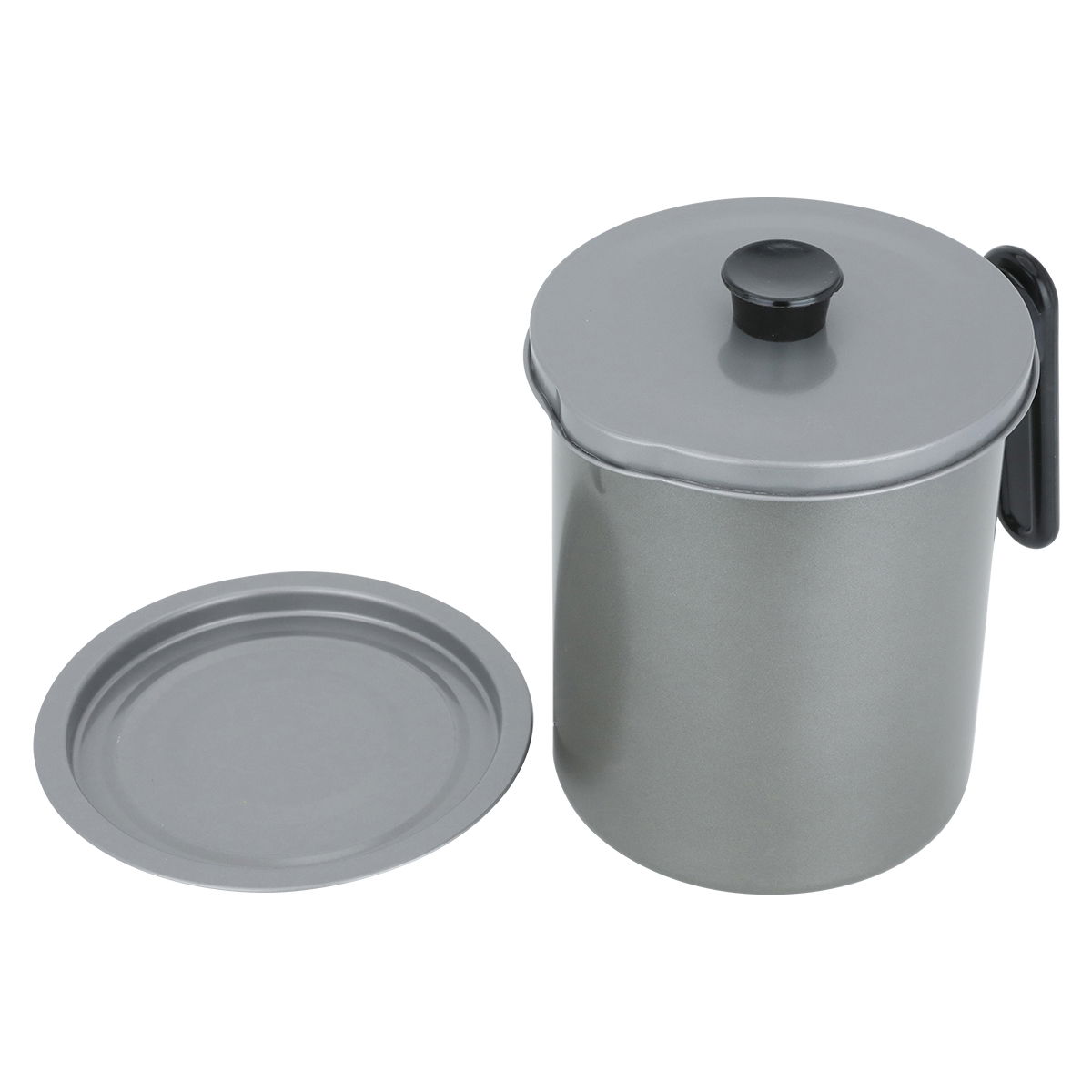 Oil Storage Grease Keeper, Grease Strainer Pot Grease Container with Mesh  Strainer Jumbo Grease Can Stainless 2.2L