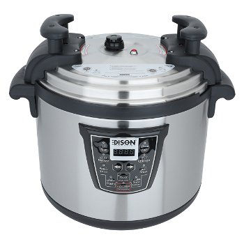 Edison electric pressure cooker gray granite pot 17 liters 2000 watts image 5