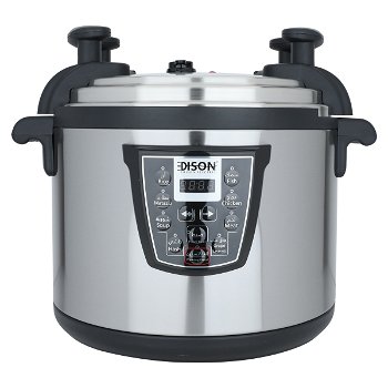 Edison electric pressure cooker gray granite pot 17 liters 2000 watts image 1