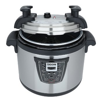 Edison electric pressure cooker gray granite pot 17 liters 2000 watts image 2