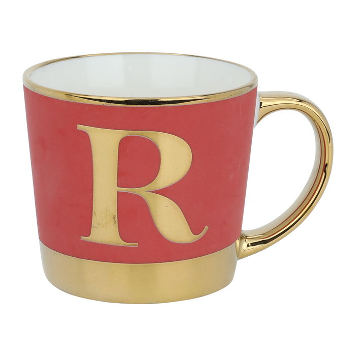 Red porcelain mug 280 ml image 1