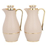Hessah thermos set, light brown and golden, 2 pieces product image