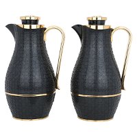 Hessah thermos set, black and gold, 2 pieces product image