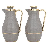 Hessah thermos set, cappuccino, gold, 2 pieces product image