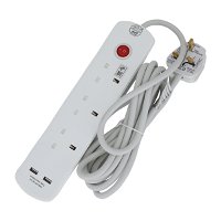 Al-Saif electrical connection 3 meters - 3 holes + USB product image