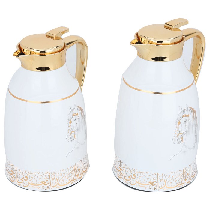 A set of two-piece golden pearl neighing thermos image 2