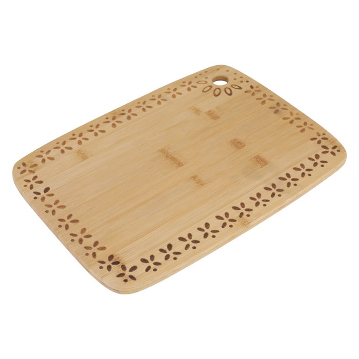 Large bamboo wooden cutting board image 2