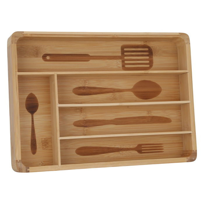 5 Digit Bamboo Wooden Spoons Box image 1