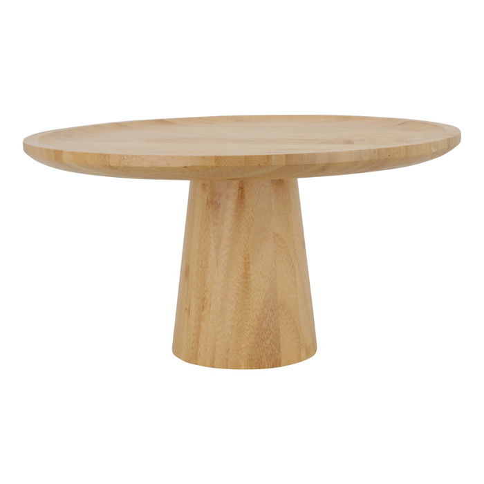 Wooden cake serving stand with a base of 36 * 18.5 cm image 2