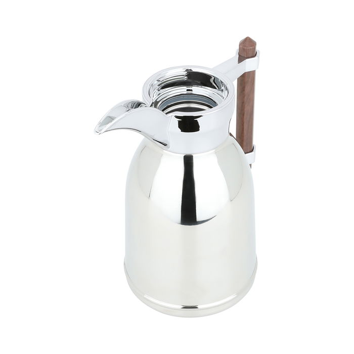 Tamim Dallah 3, silver, with a dark wooden handle, 0.6 liter image 3