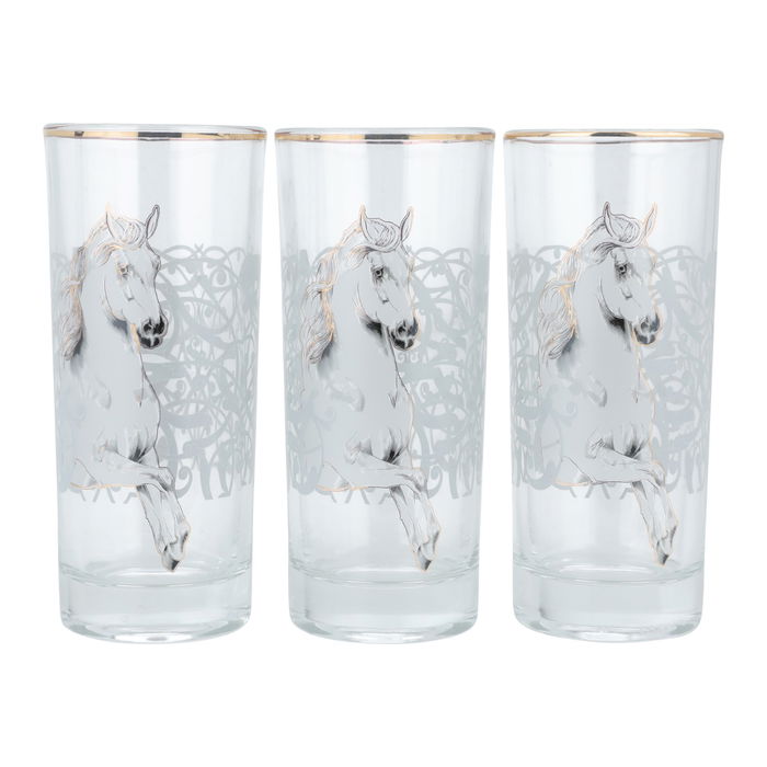 3 pcs glass water cups image 2