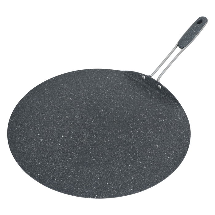 Granite Sheet With Long Handle Flat Crepe Grey 40cm image 1