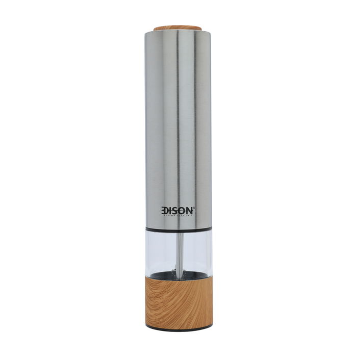 Edison wooden spice grinder with battery image 1