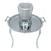 Al Saif Four Seasons Heater, Chrome Round with Long Legs product image