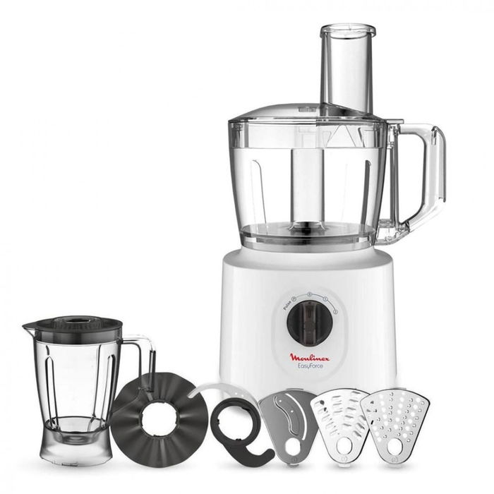 Moulinex food processor 800 watts white image 1