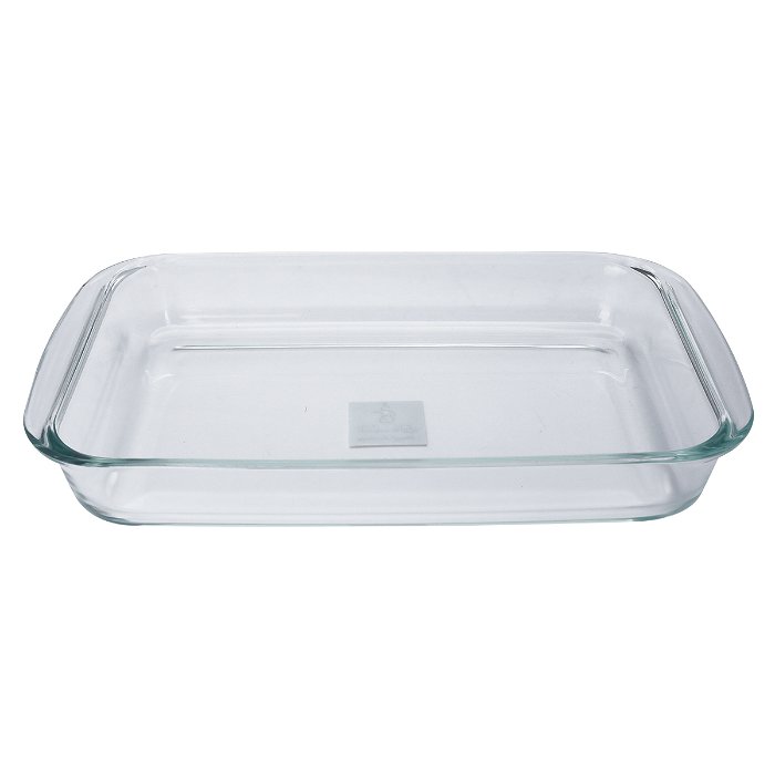 Max Rectangular Glass Oven Tray With Lid 2.2L image 2