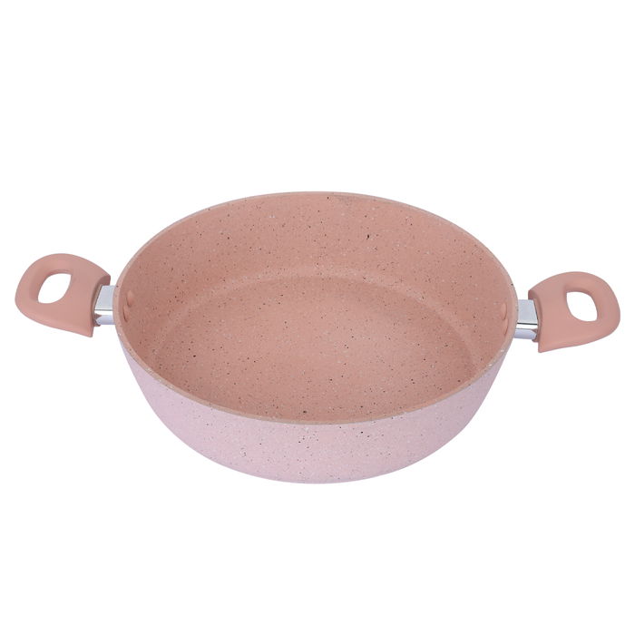 Rocky Pink Granite Set With Glass Lid 9 Pieces image 8