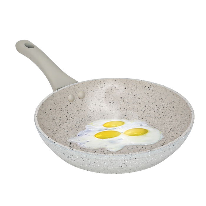 Rocky creamy granite frying pan 24 cm image 1