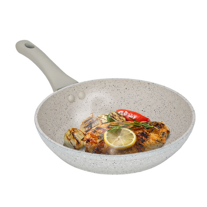 Rocky creamy granite frying pan 22 cm image 1