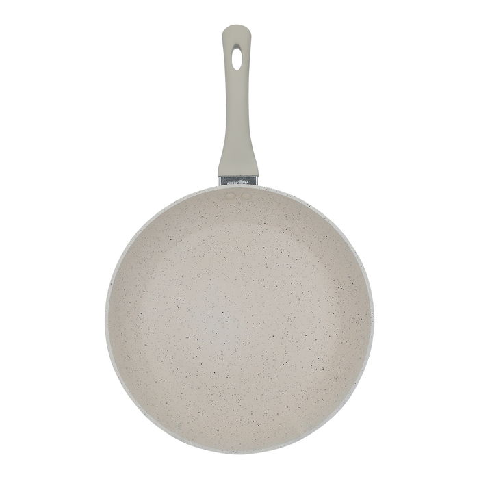 Creamy rocky granite frying pan 20 cm image 3