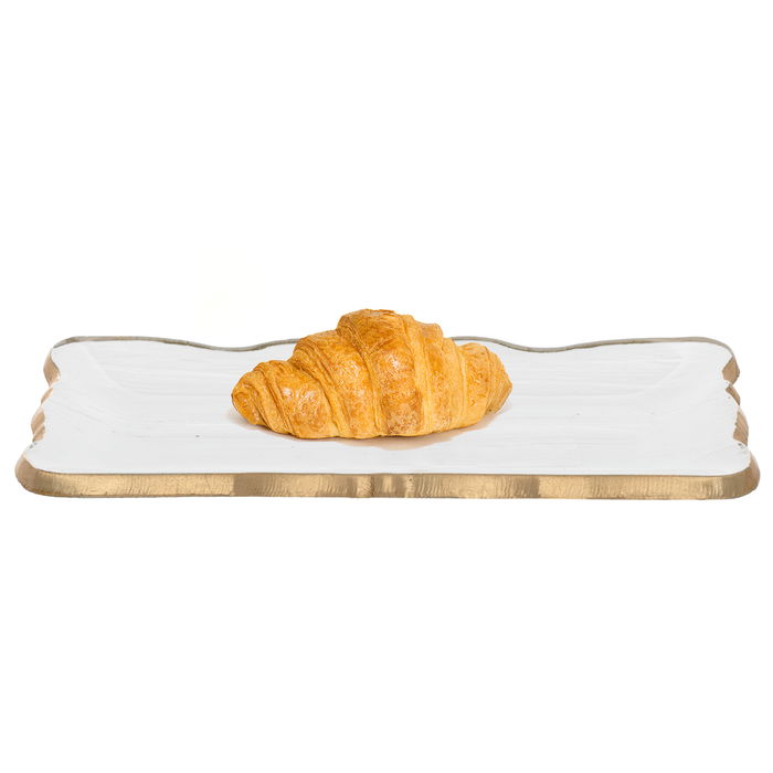 Sweet dish, small rectangular glass image 1