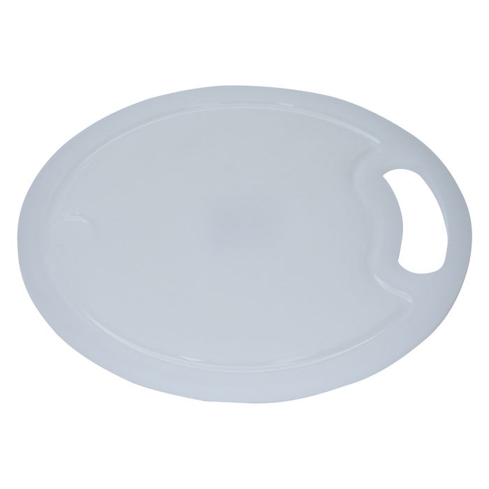 Plastic chopping board, large white circle image 1