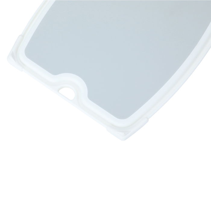 Grey rectangular cutting board with small white rim image 2