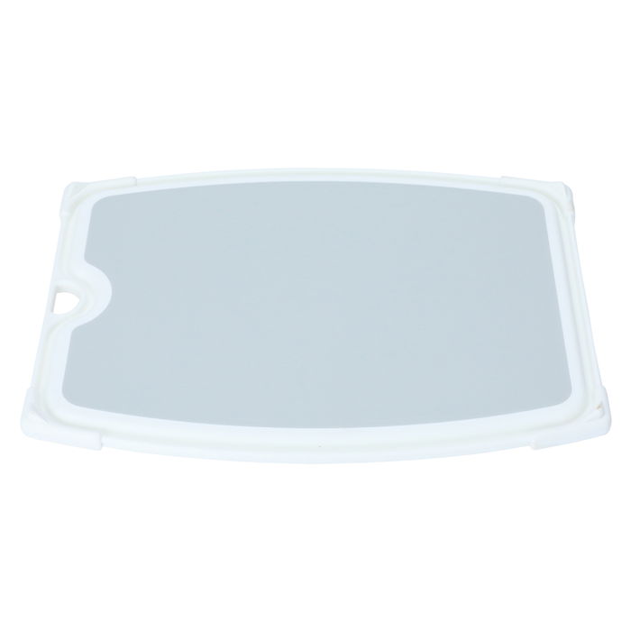 Grey rectangular cutting board with small white rim image 3