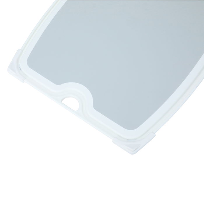 Grey rectangular cutting board with large white rim image 2