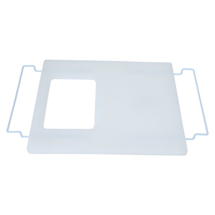 White plastic cutting board with strainer image 5