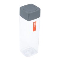 Plastic bottle with square gray lid product image