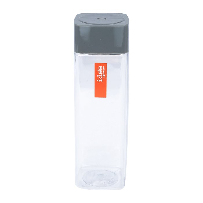 Plastic bottle, with square gray cap image 2