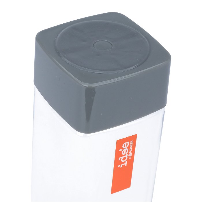 Plastic bottle with square gray lid image 3