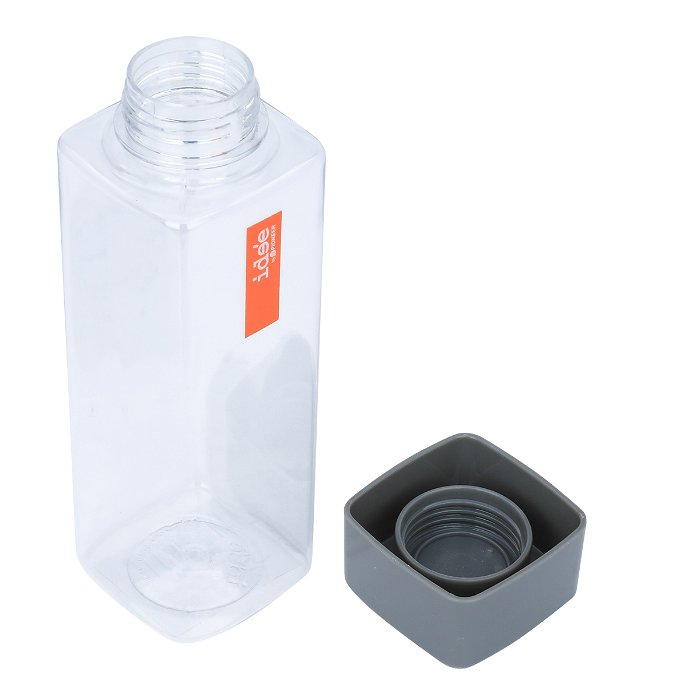 Plastic bottle, with square gray cap image 4