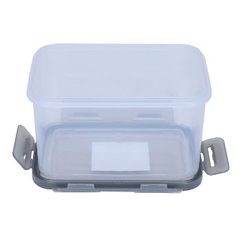 Food keeper, gray rectangular plastic 1600 ml image 4