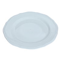 White Flat Round Porcelain Serving Plate 10.5 Inch product image