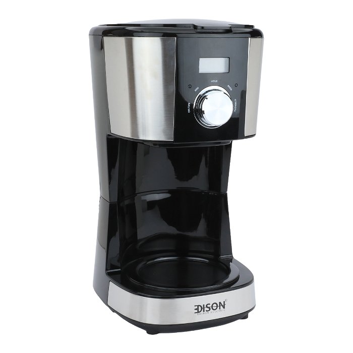 إديسون ماكينة قهوة 1.5لتر أسود 900 واط image 6