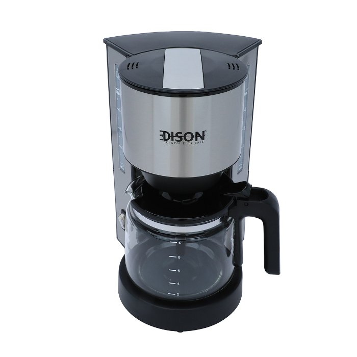 Edison coffee machine 1.25-liter black steel 870-730 watts image 3
