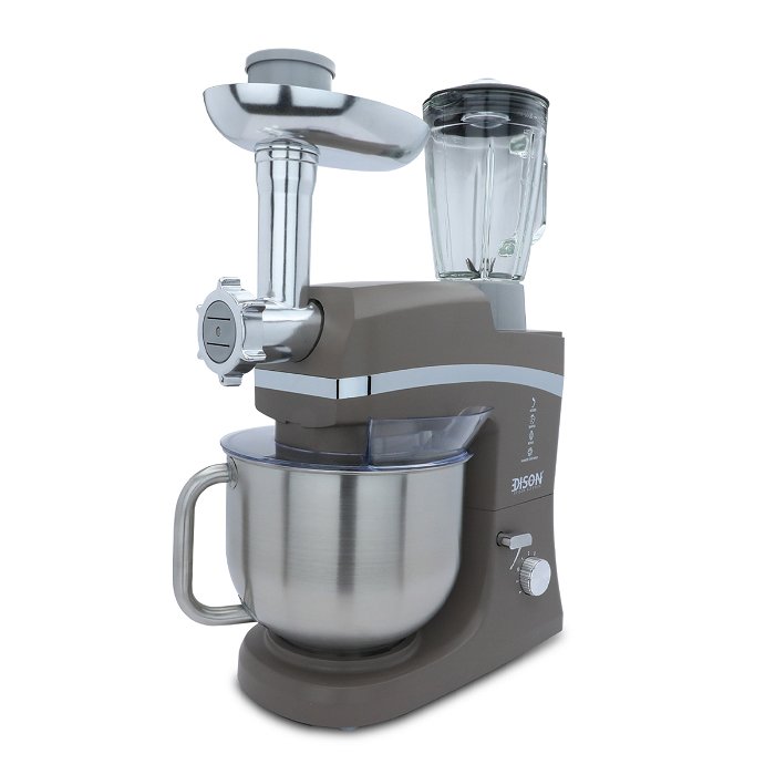 Edison stand mixer 4 functions 6.5 liters steel cappuccino color 1000 watts image 3