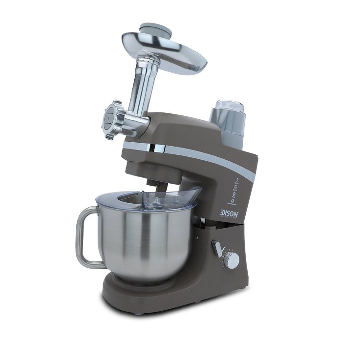 Edison stand mixer 4 functions 6.5 liters steel cappuccino color 1000 watts image 4