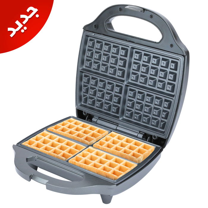 Edison Waffle Maker, Dark Gray 900 Watts image 1