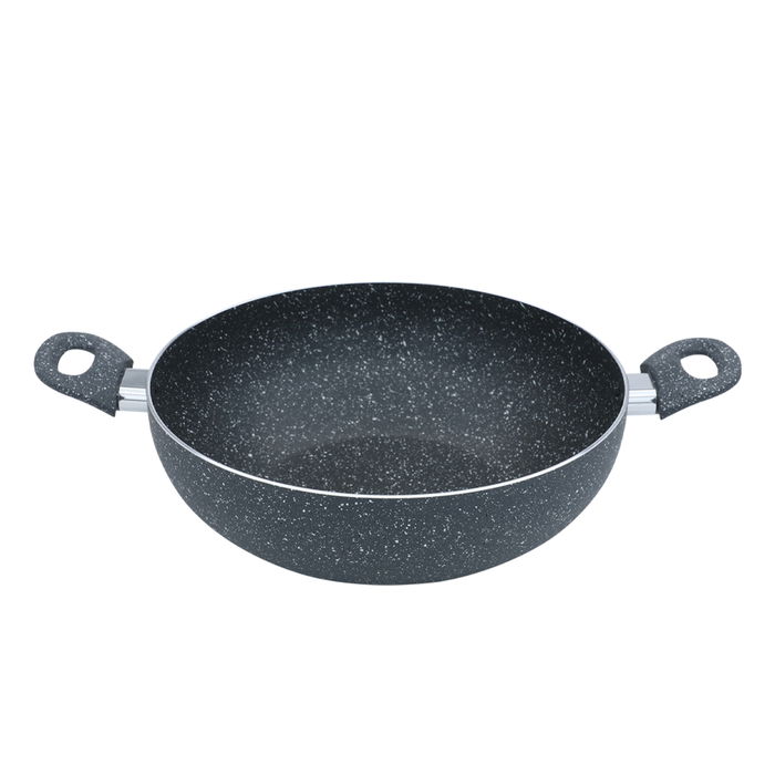 Rocky Deep Fryer Granite Dark Grey With Two Hands 32 cm image 1