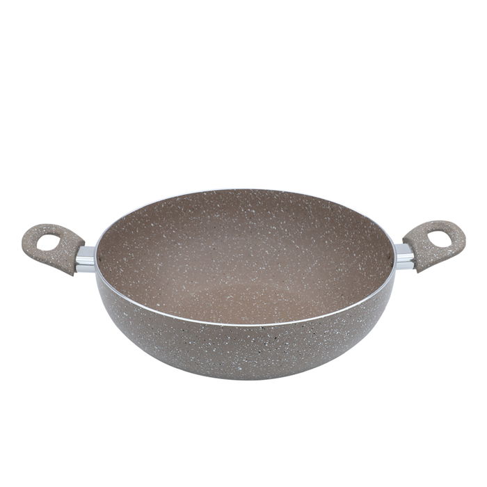 Rocky Frying Pan, Granite Beige with two handles, 32 cm image 1