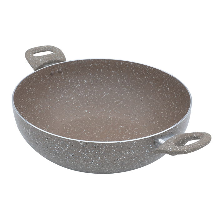 Rocky Frying Pan, Granite Beige with two handles, 32 cm image 3