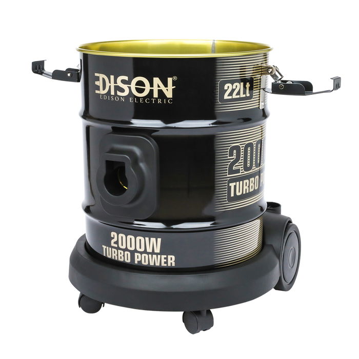 Edison Turbo Vacuum Cleaner Drum 22 Liter Black 2000 Watt image 5