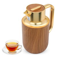 Everest Laura thermos light wood with golden handle 1 liter product image