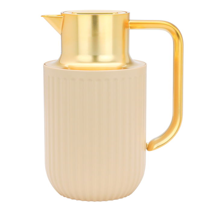 Everest Laura Beige thermos with golden handle 1 liter image 2